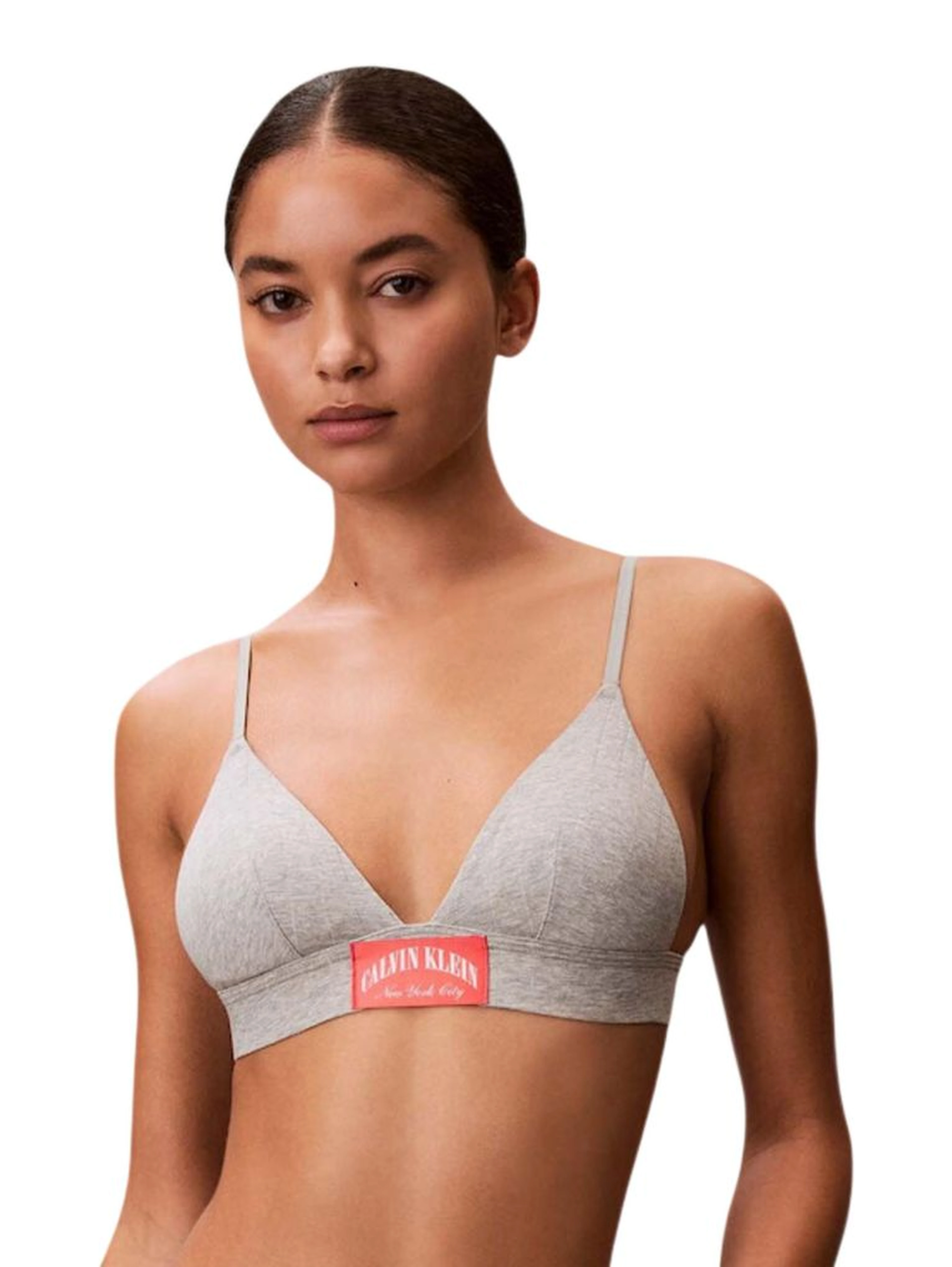 Gray Cotton Bra