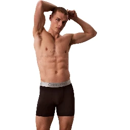 Black And White Recycled Polyester Boxers