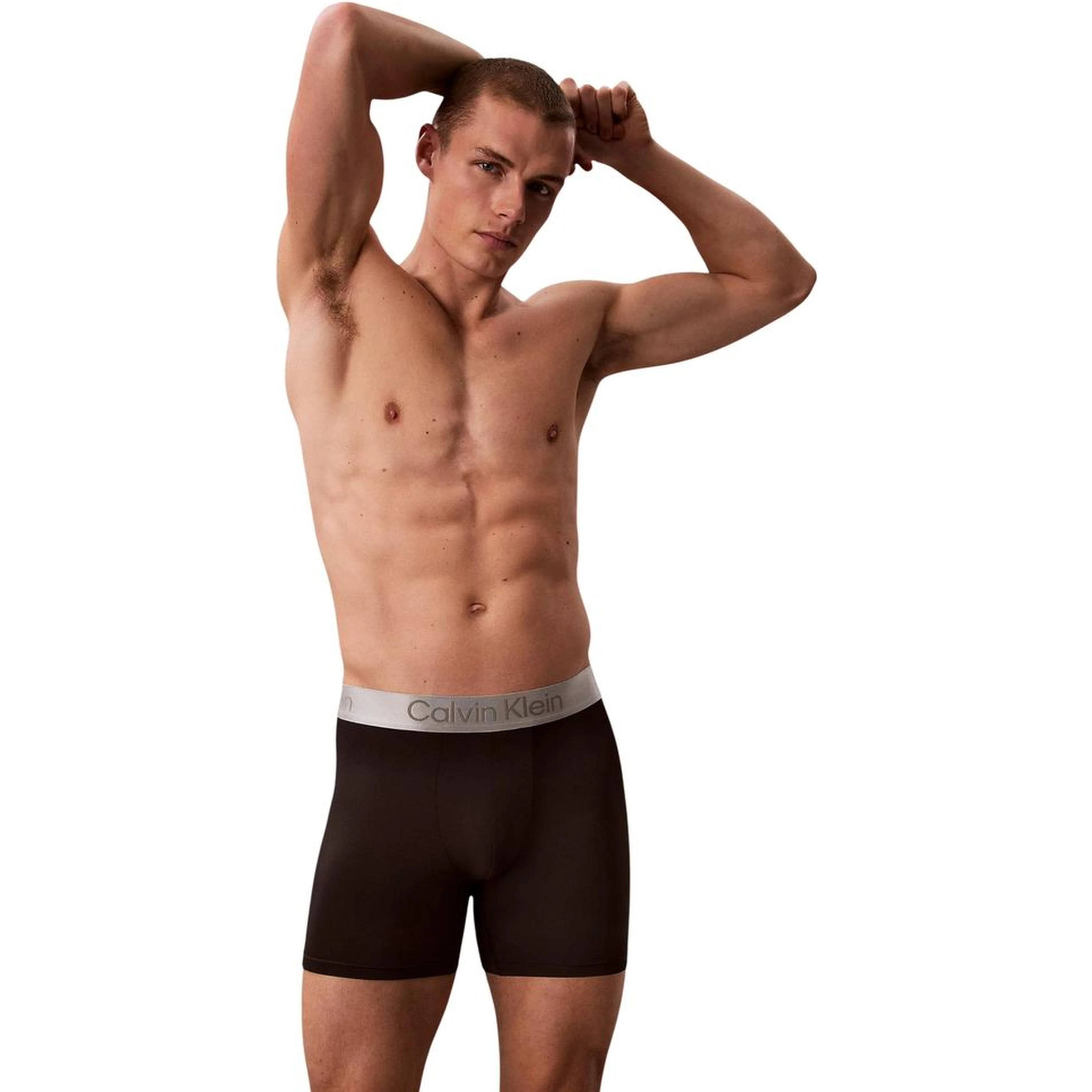 Black And White Recycled Polyester Boxers