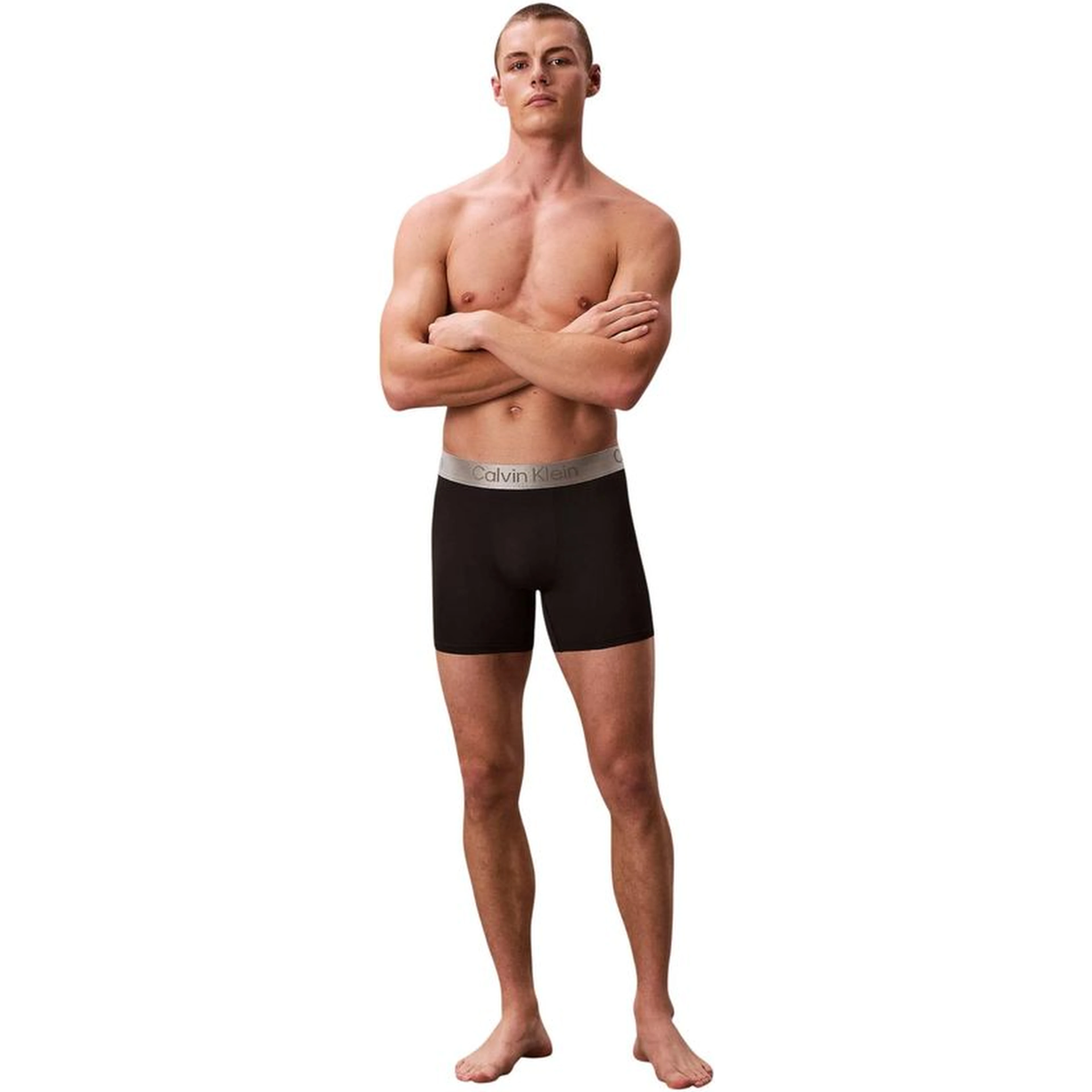 Black And White Recycled Polyester Boxers