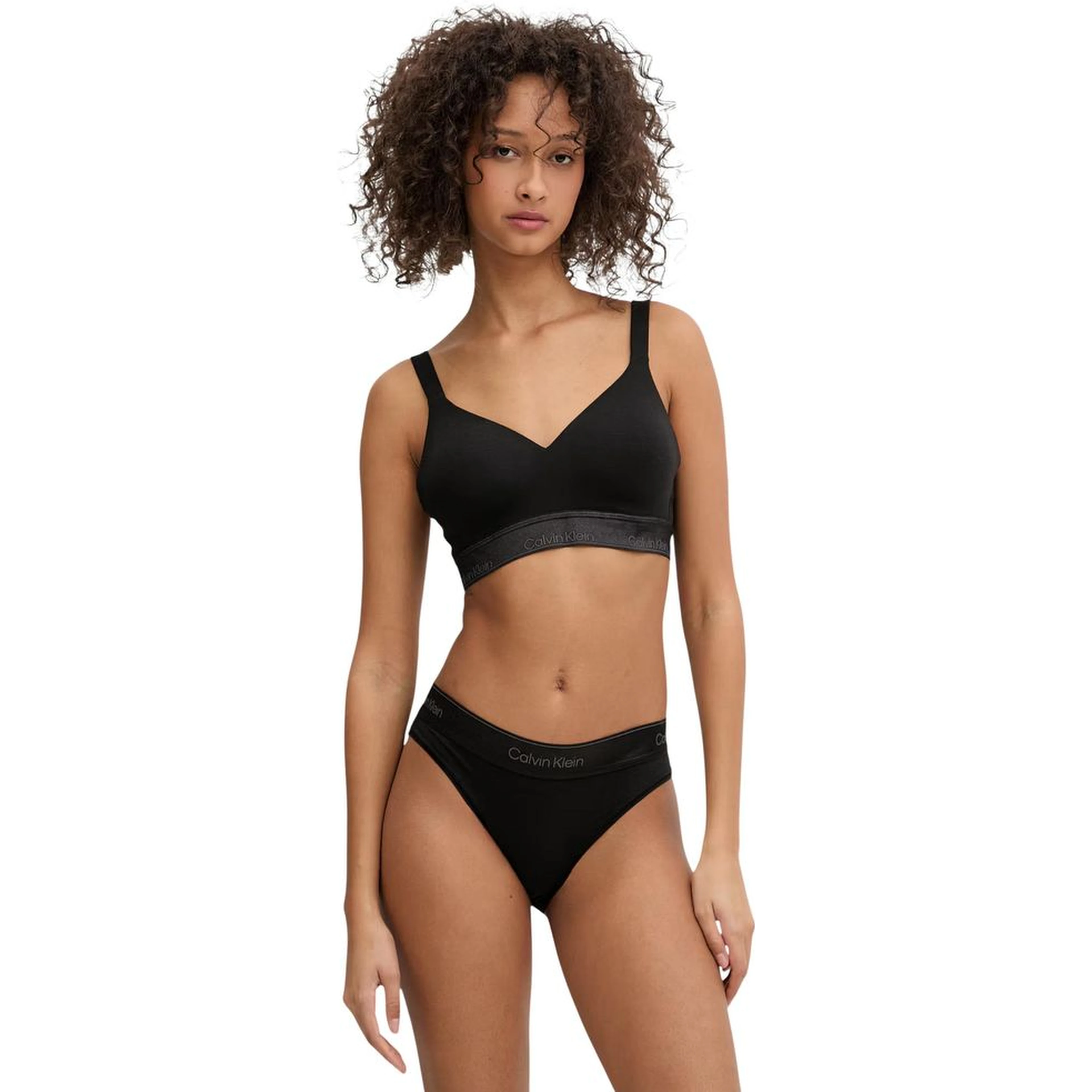 Black Cotton Bra