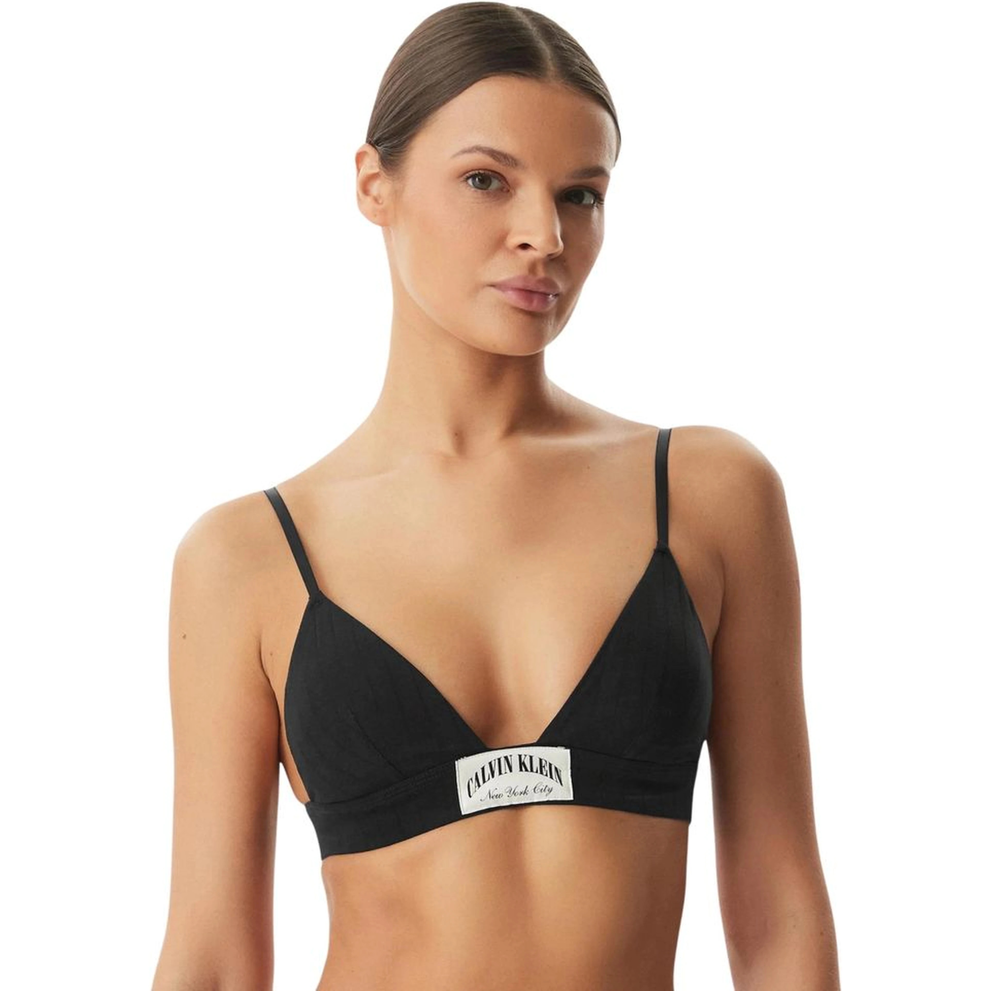 Black Cotton Bra