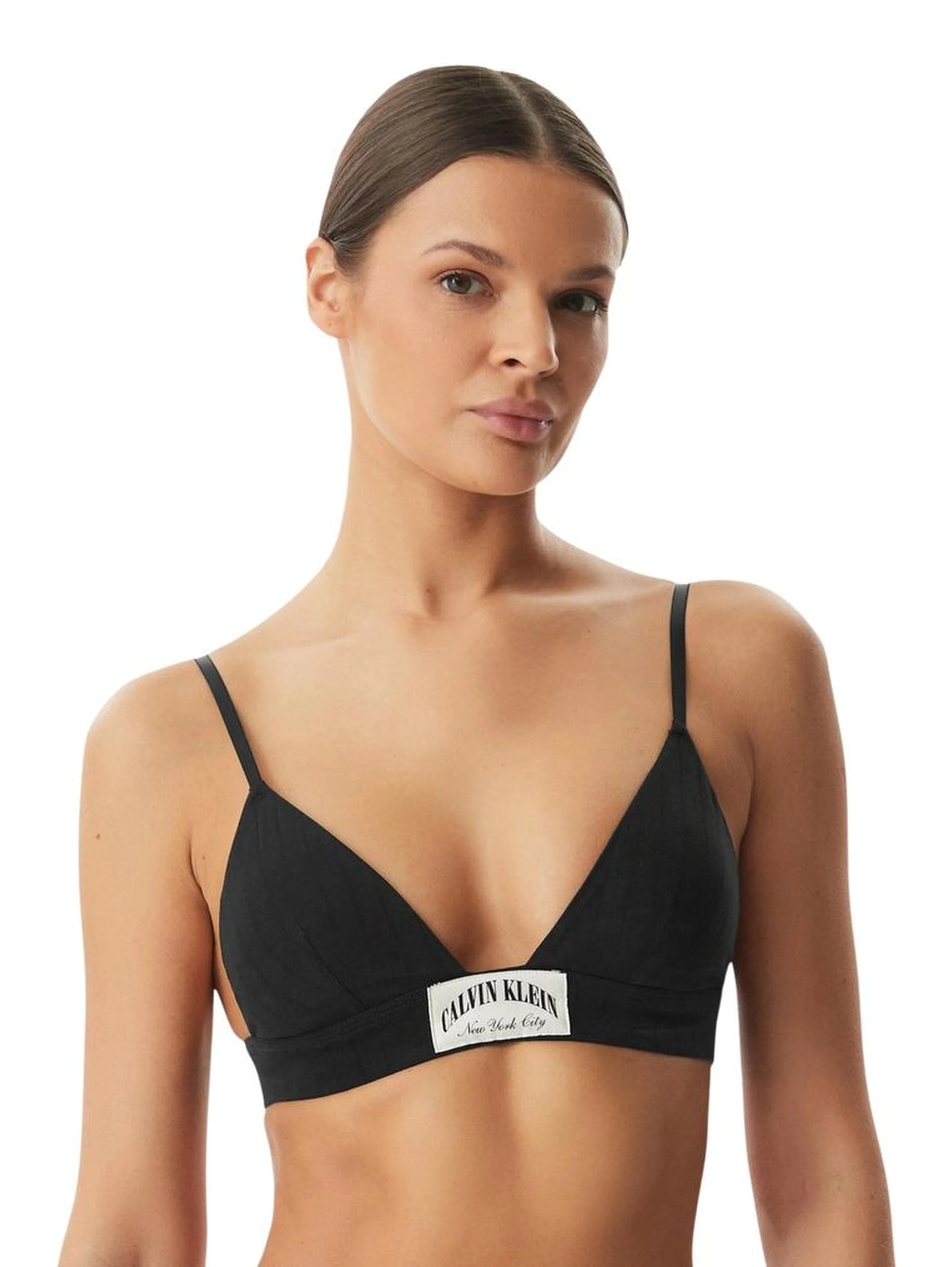 Black Cotton Bra
