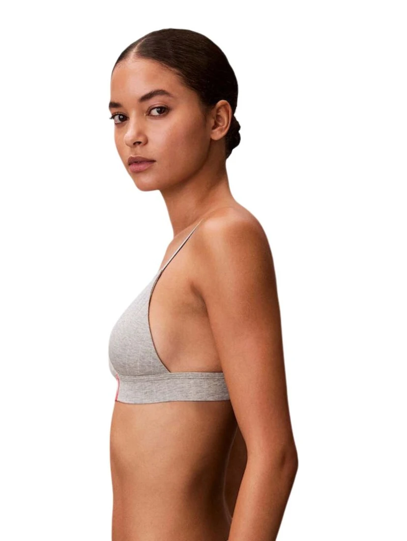 Gray Cotton Bra