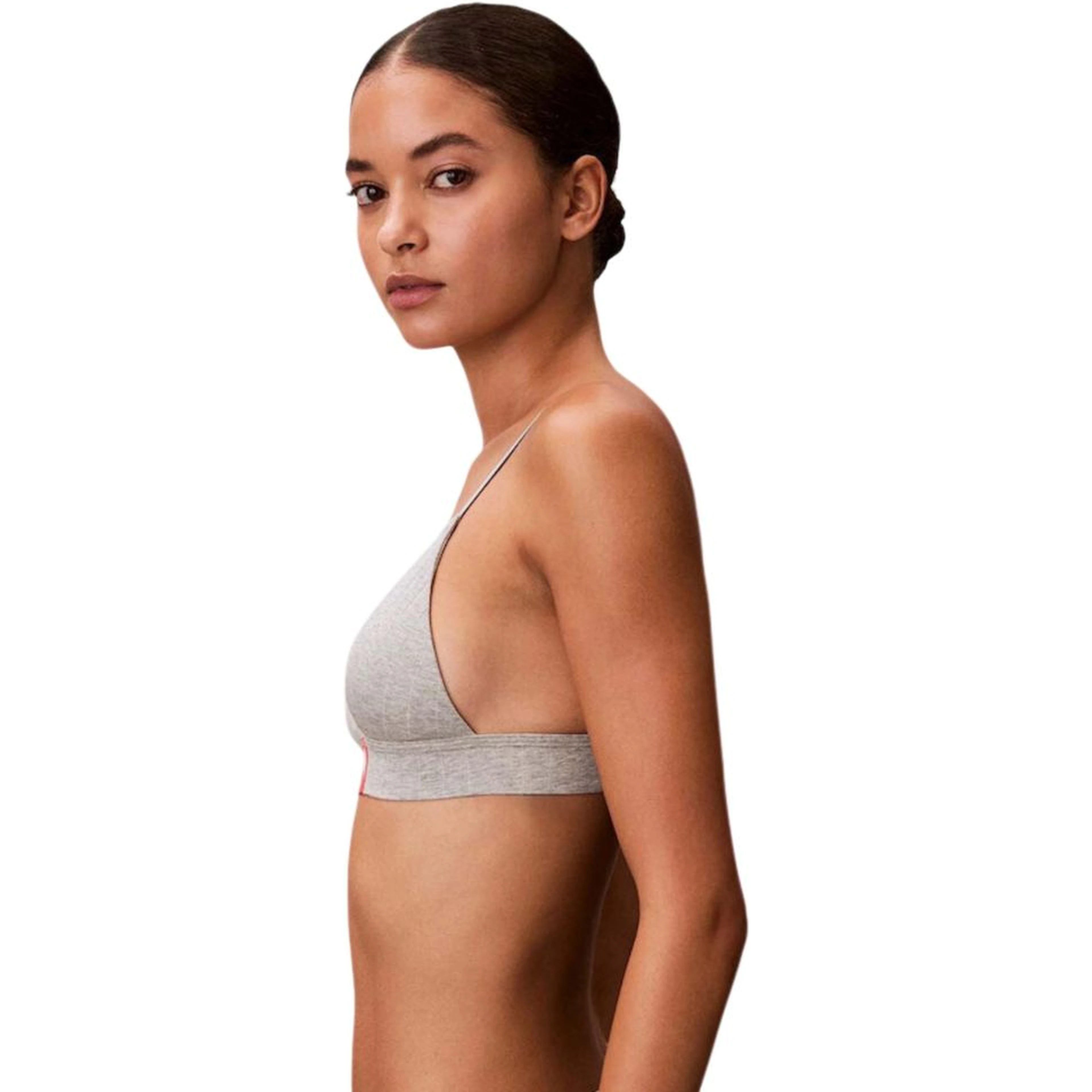 Gray Cotton Bra
