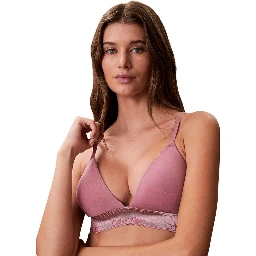 Purple Cotton Bra