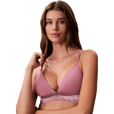 Purple Cotton Bra