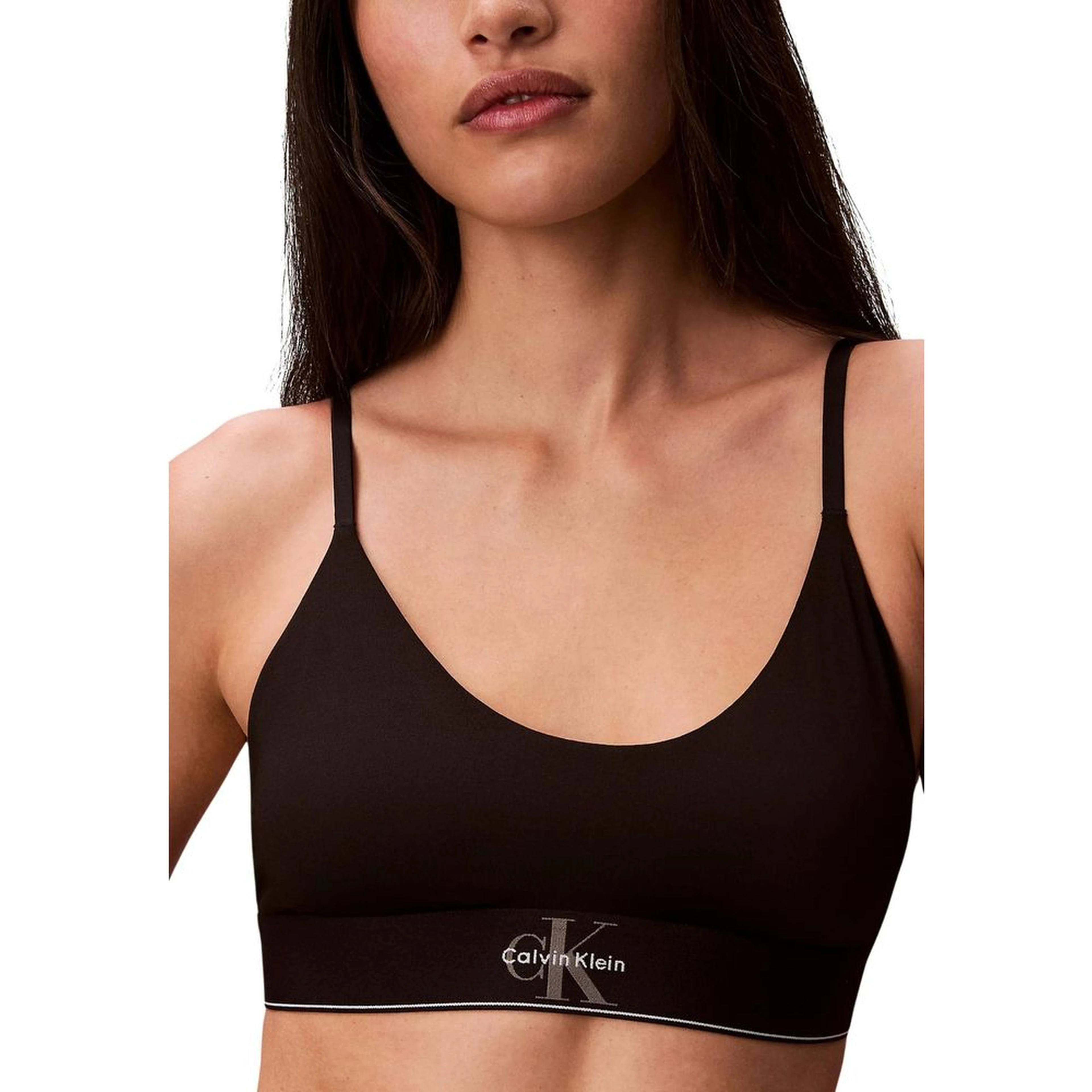 Black Polyester Bra