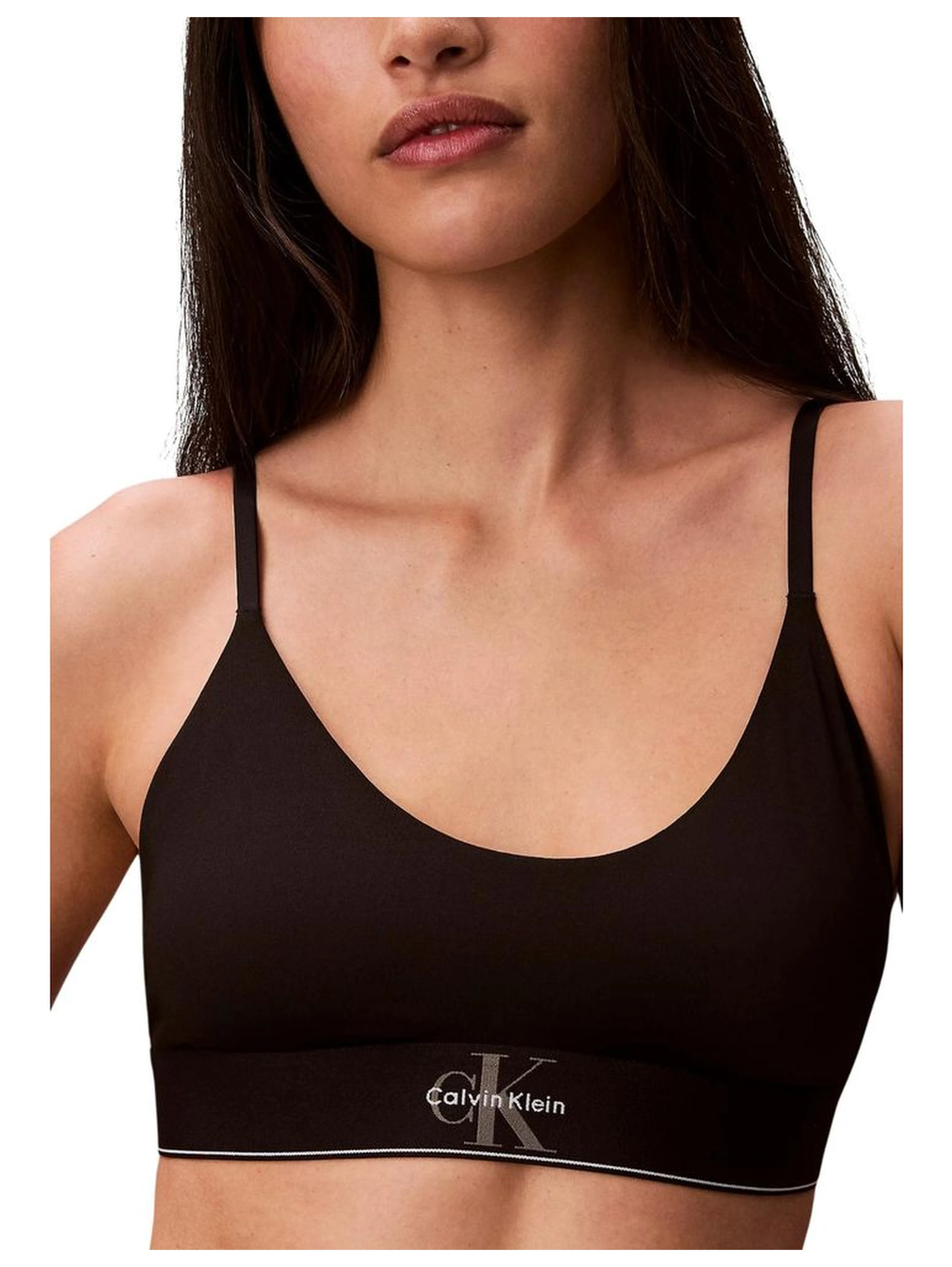 Black Polyester Bra