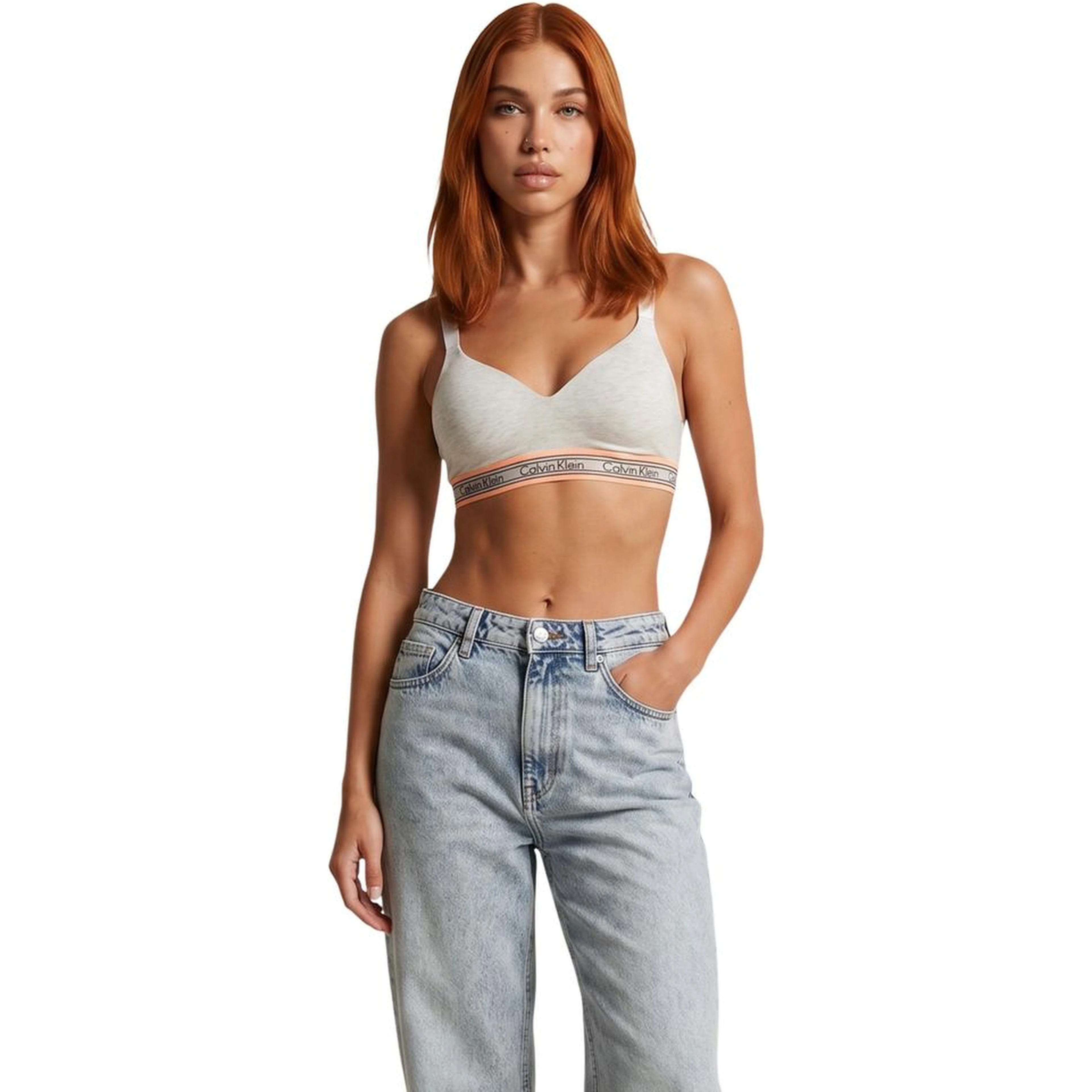 Cream Cotton Bra