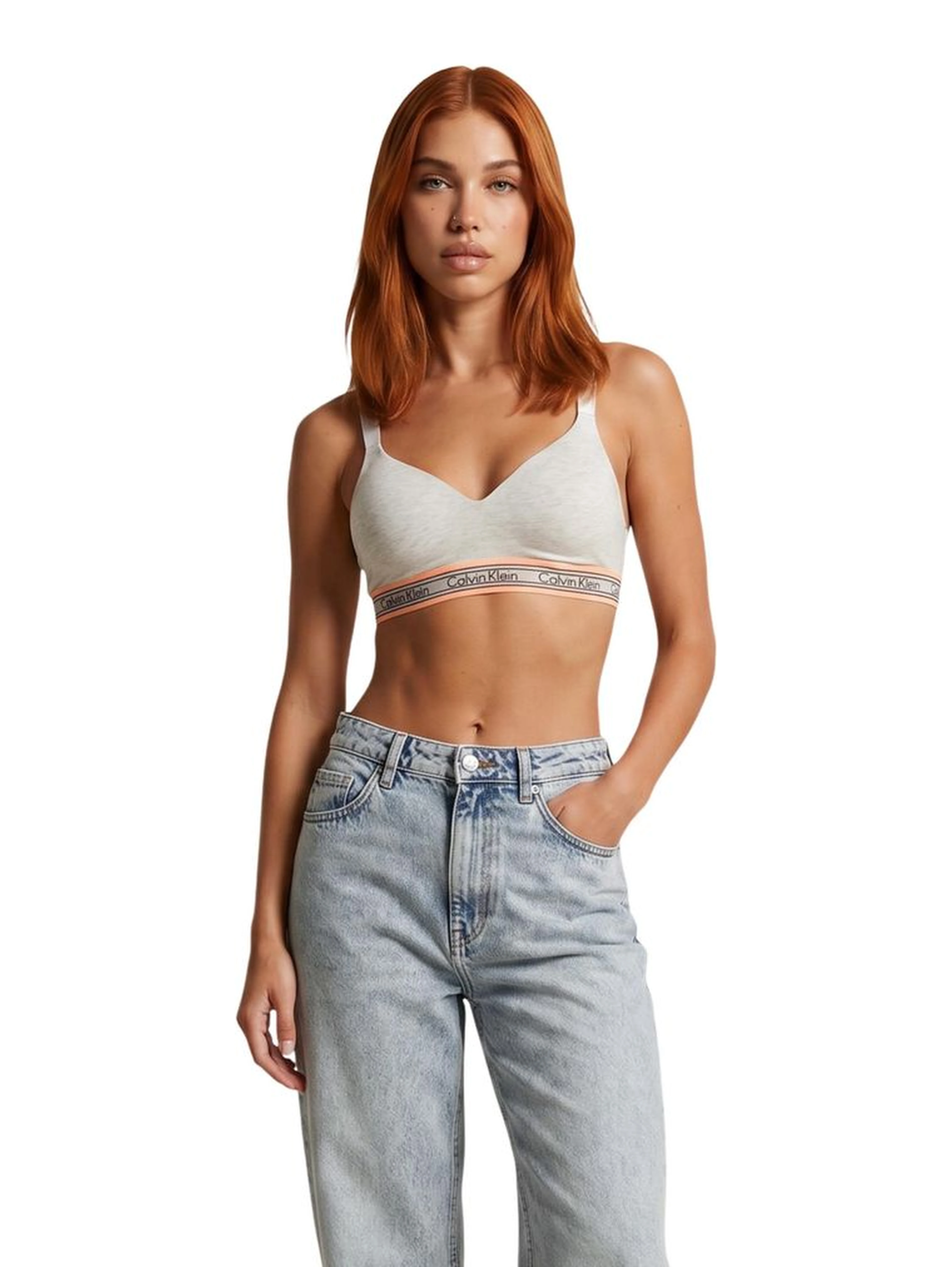 Cream Cotton Bra