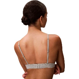 Gray Cotton Bra