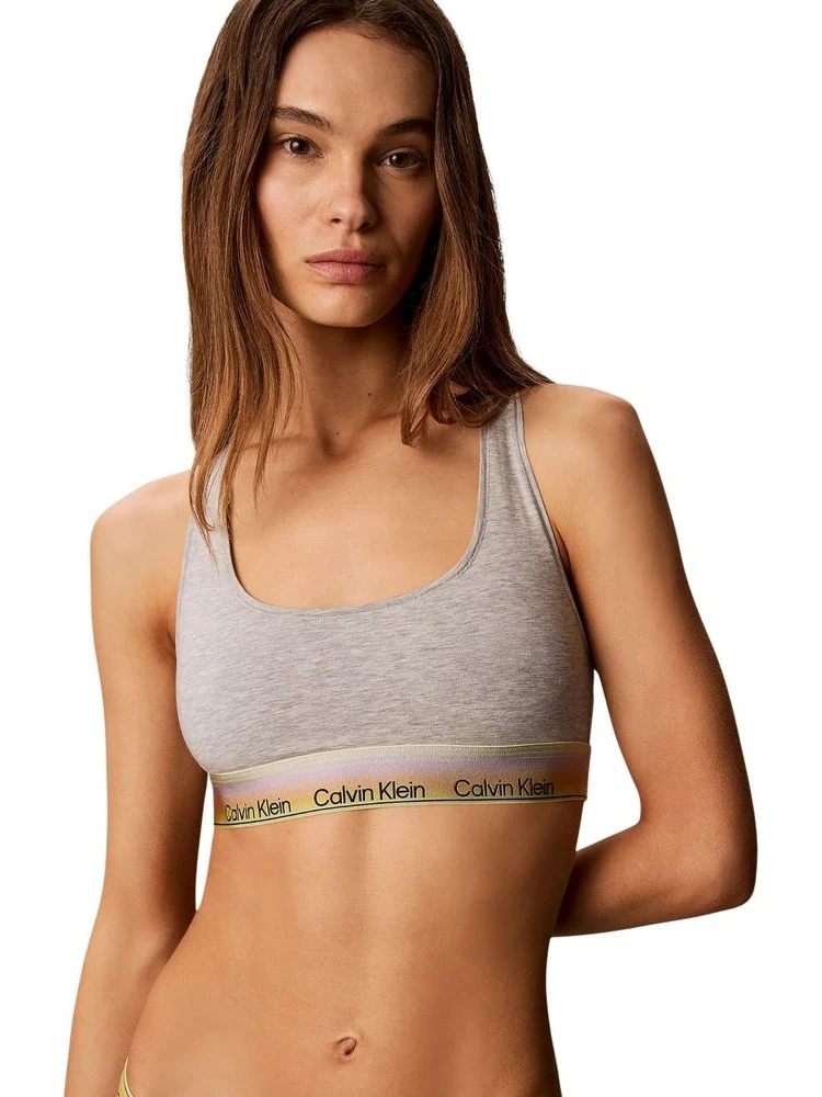 Gray Cotton Bra