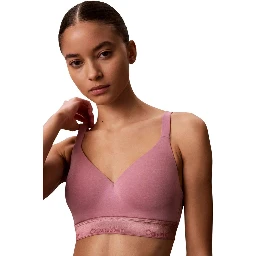 Purple Cotton Bra