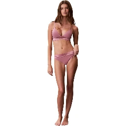 Purple Cotton Bra