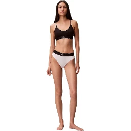 Black Polyester Bra