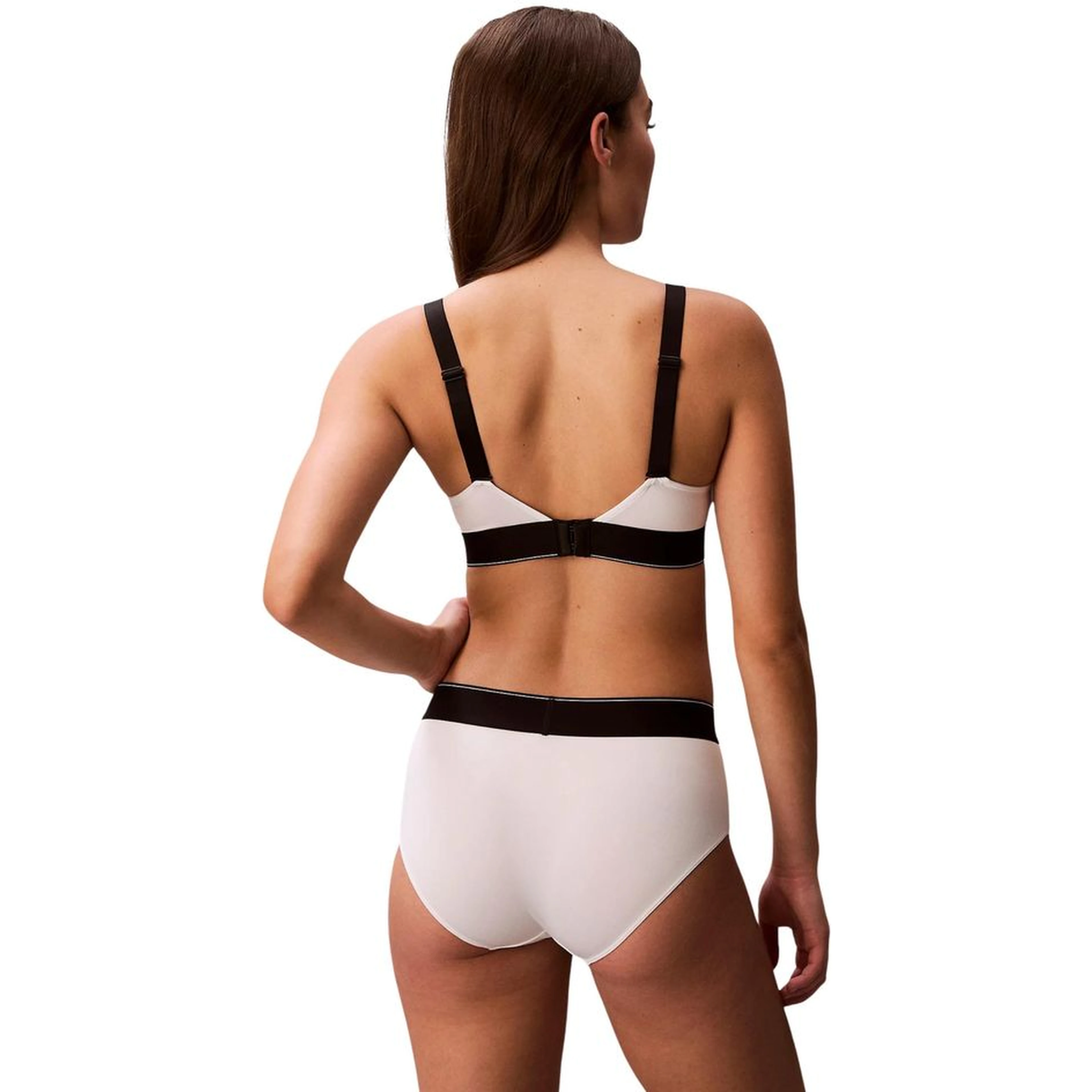White Recycled Polyester Bra