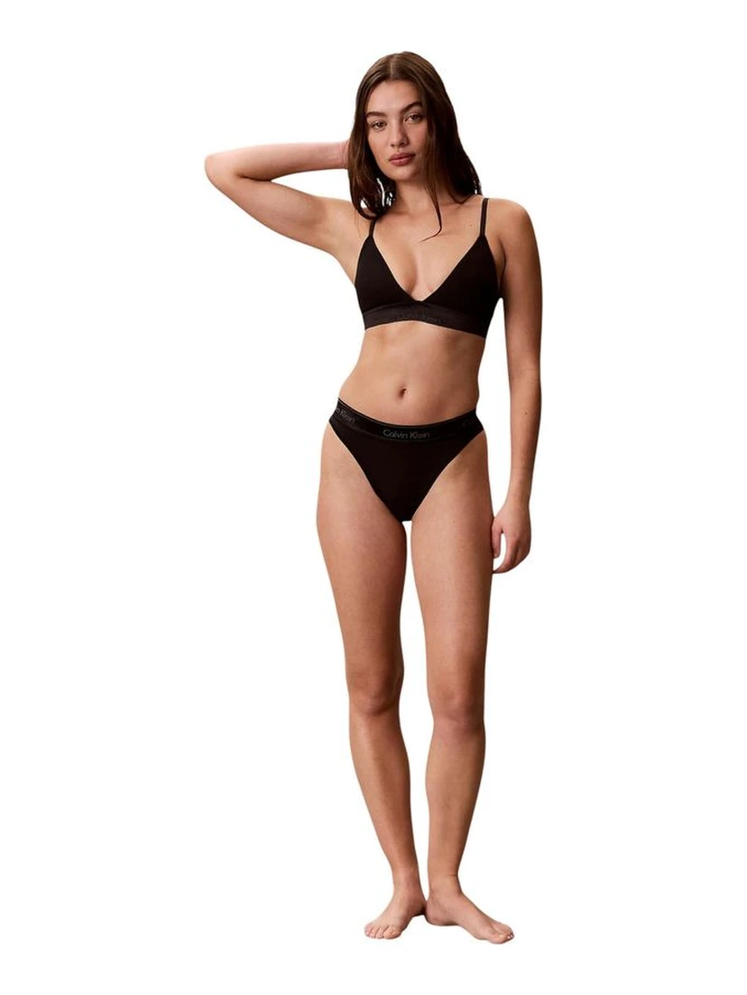 Black Cotton Bra
