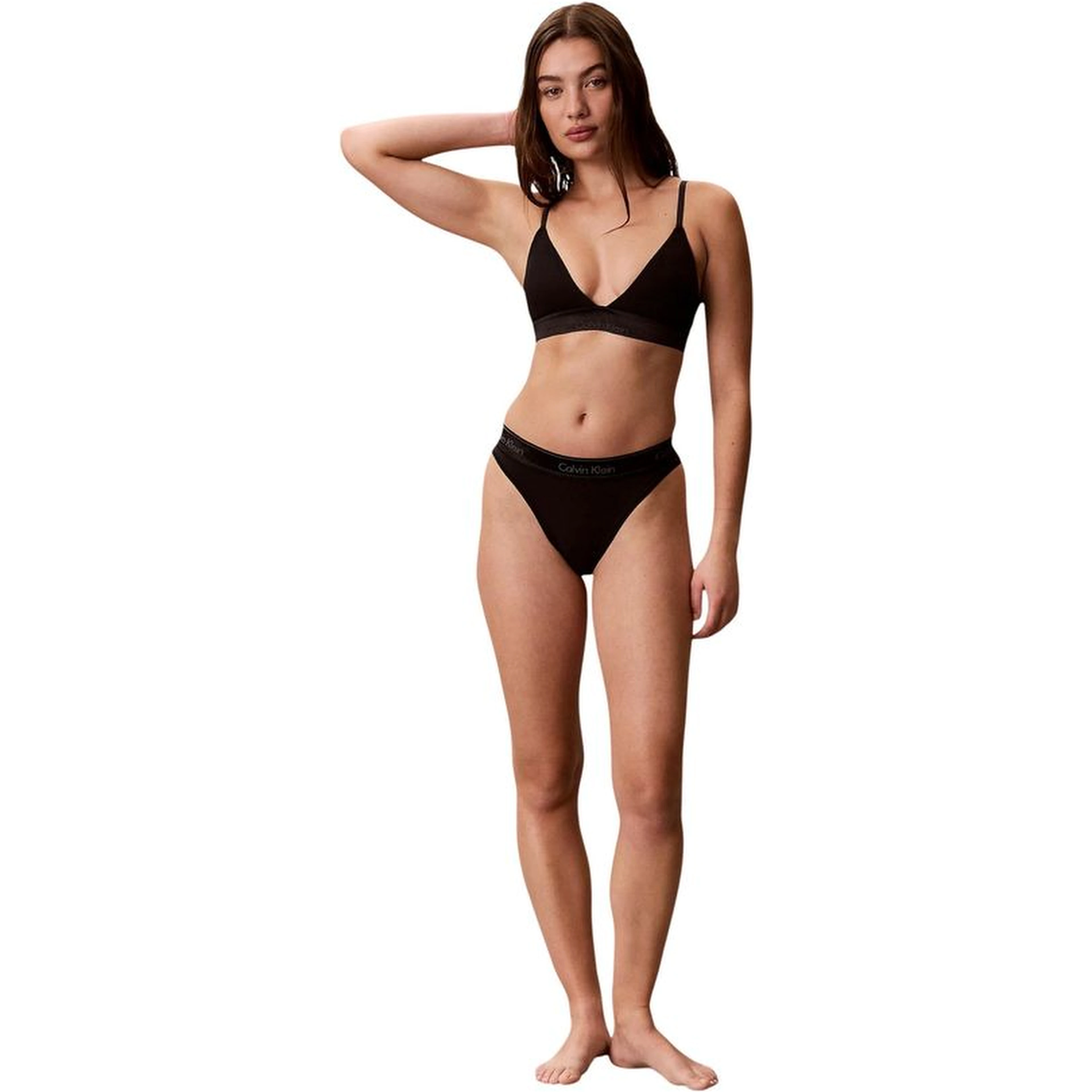 Black Cotton Bra