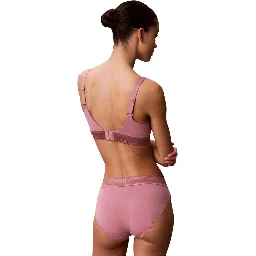 Purple Cotton Bra