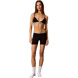 Black Cotton Bra