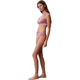 Purple Cotton Bra