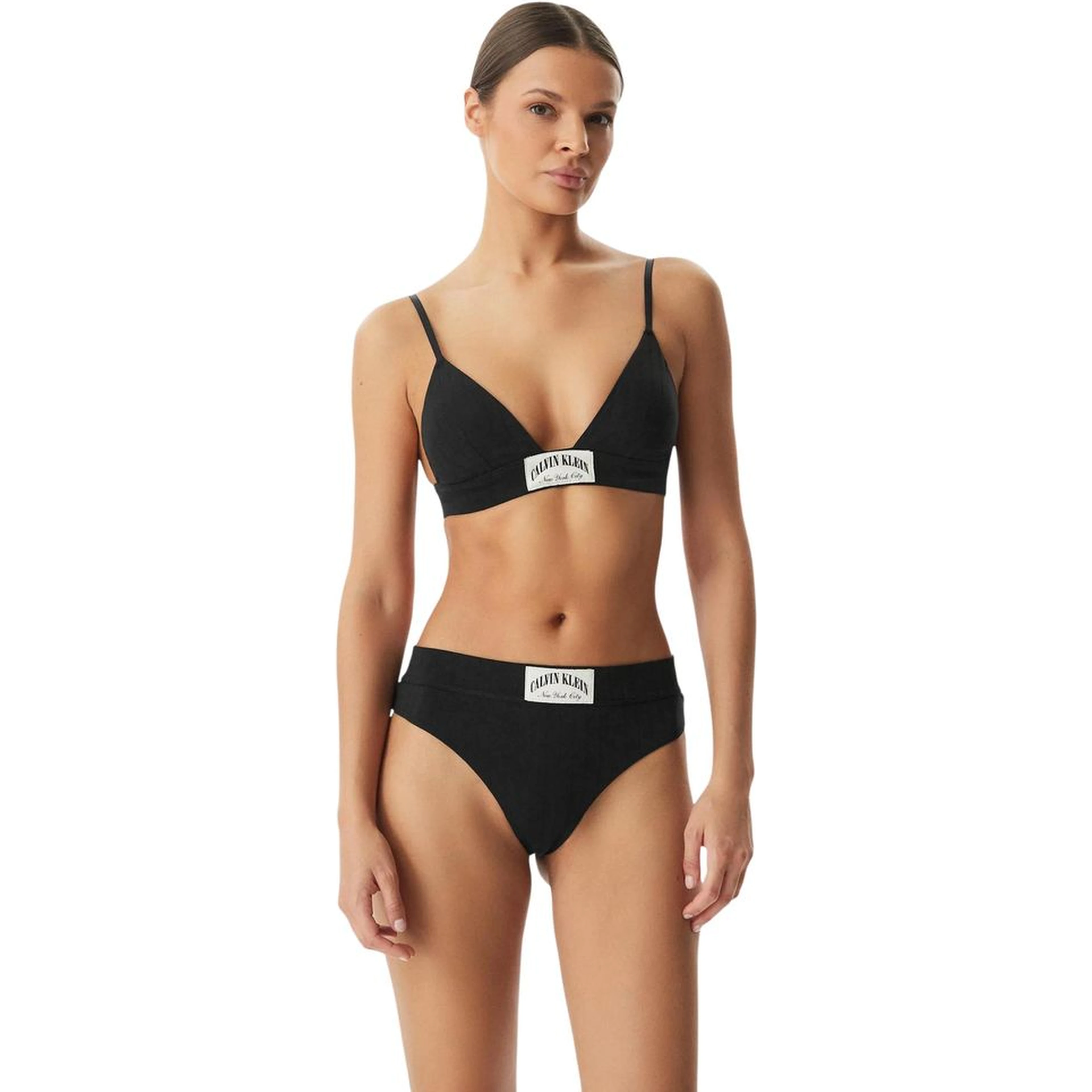 Black Cotton Bra