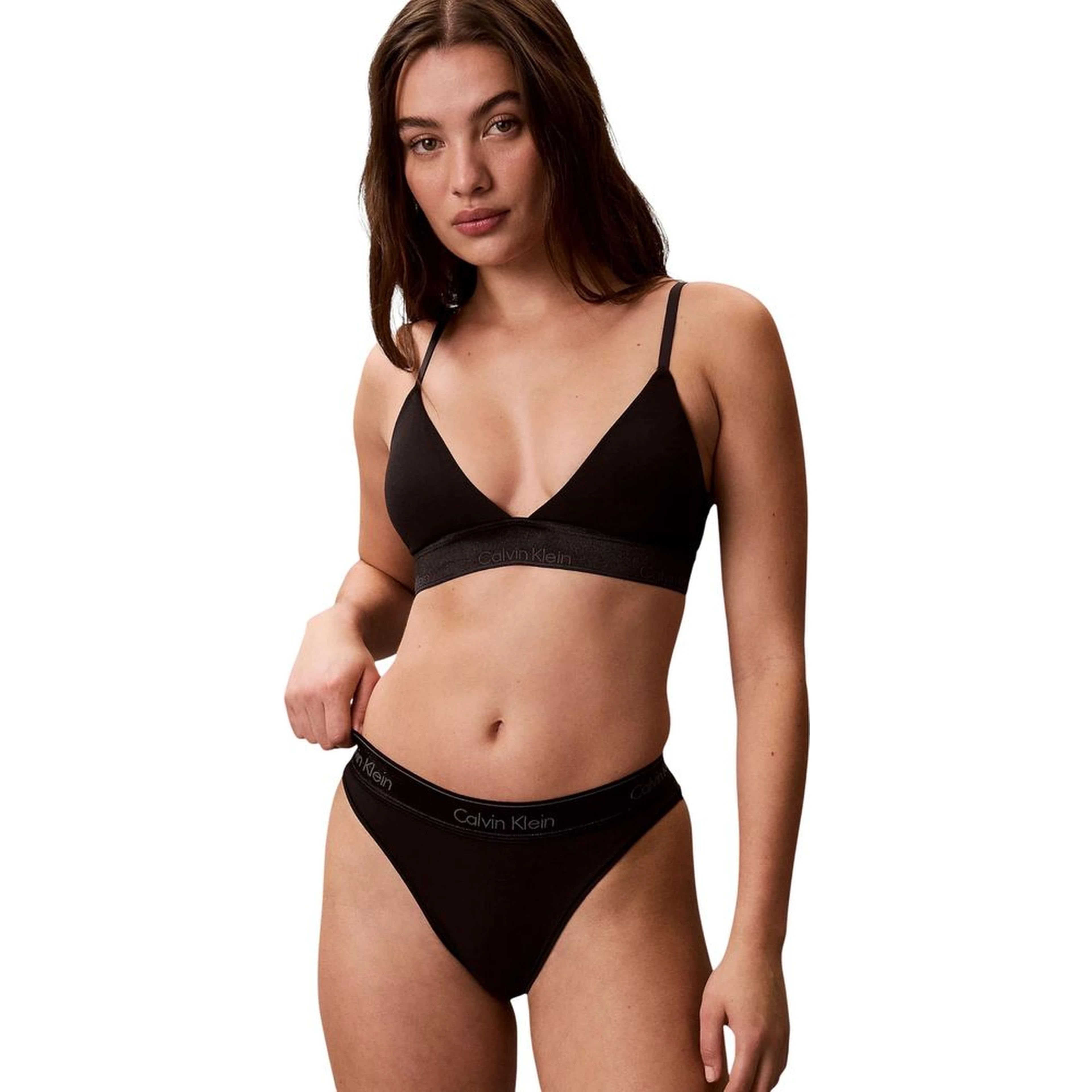 Black Cotton Bra