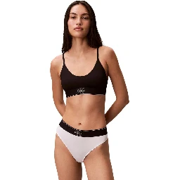 Black Polyester Bra