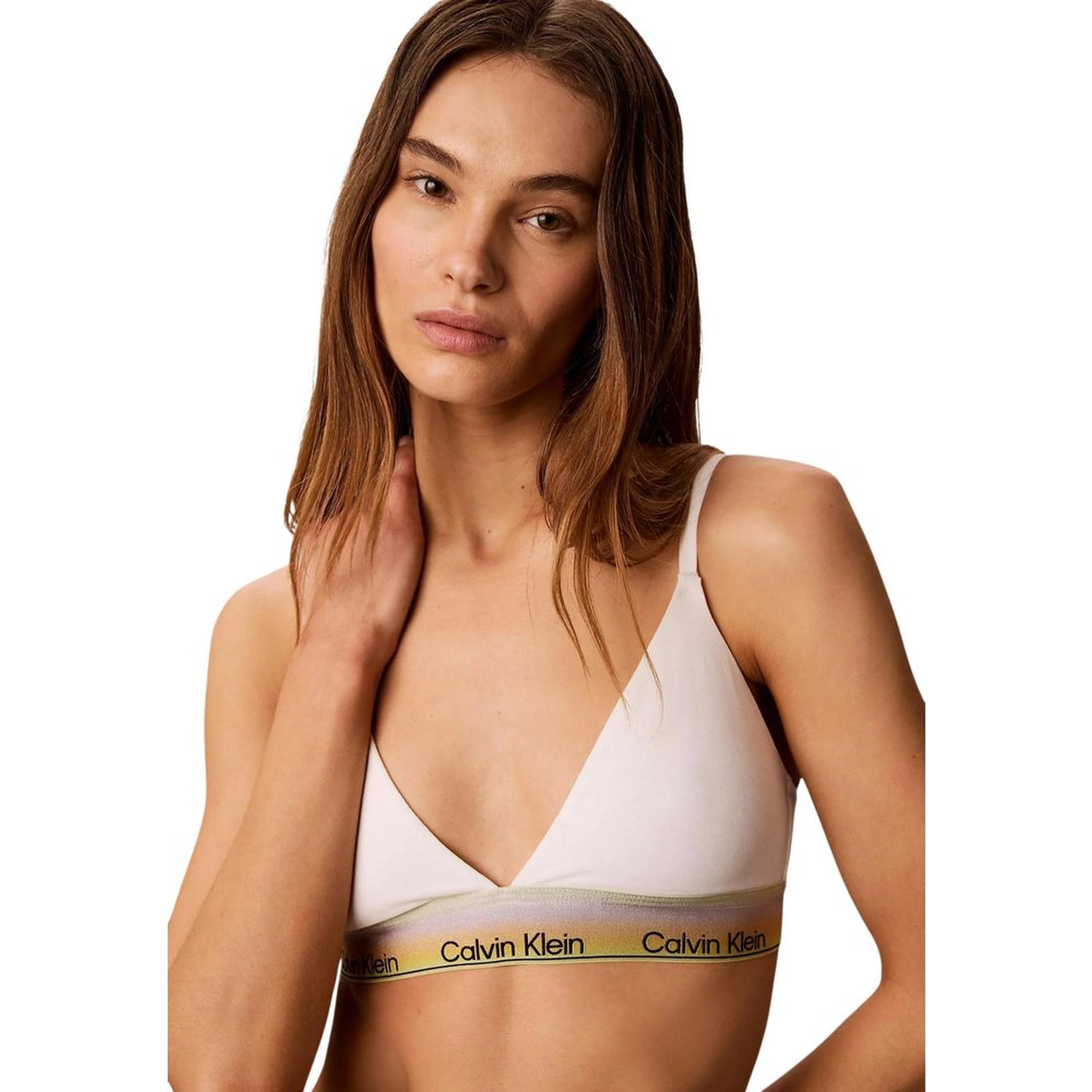 White Cotton Bra