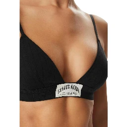 Black Cotton Bra