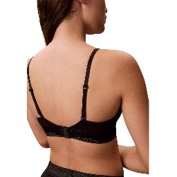 Black Cotton Bra