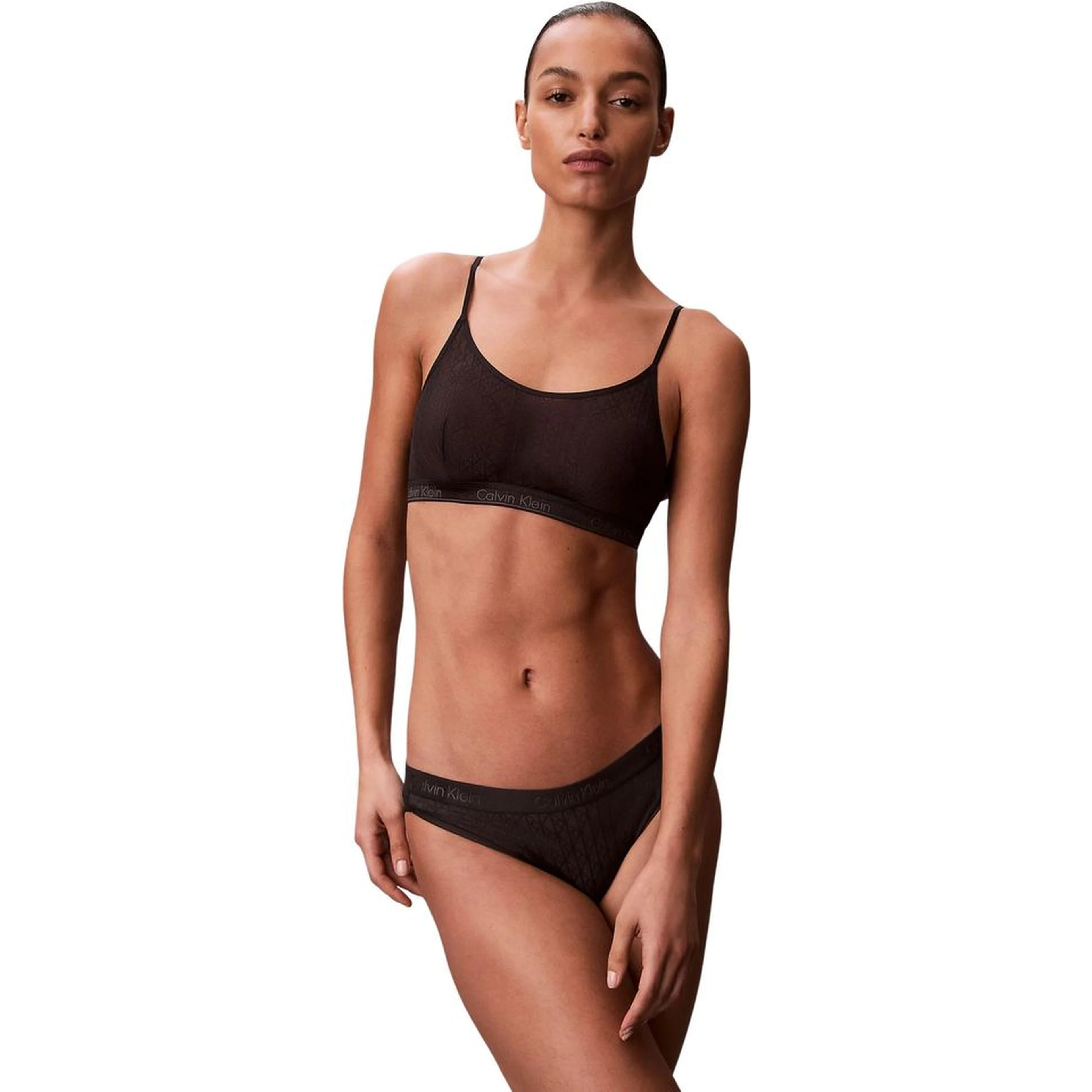 Black Polyamide Bra