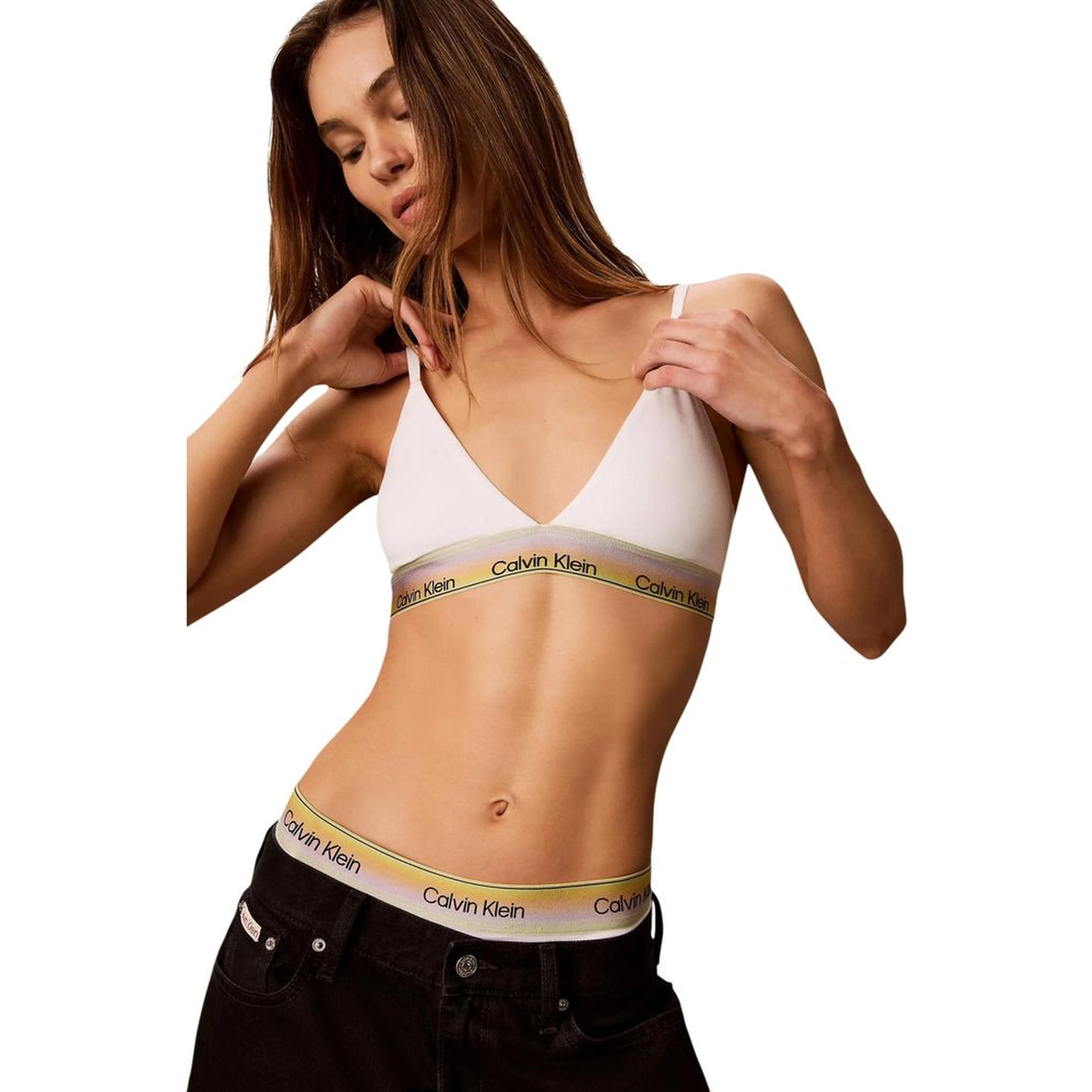White Cotton Bra