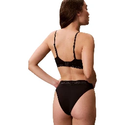 Black Cotton Bra