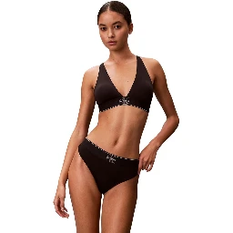 Black Recycled Polyester Pantie