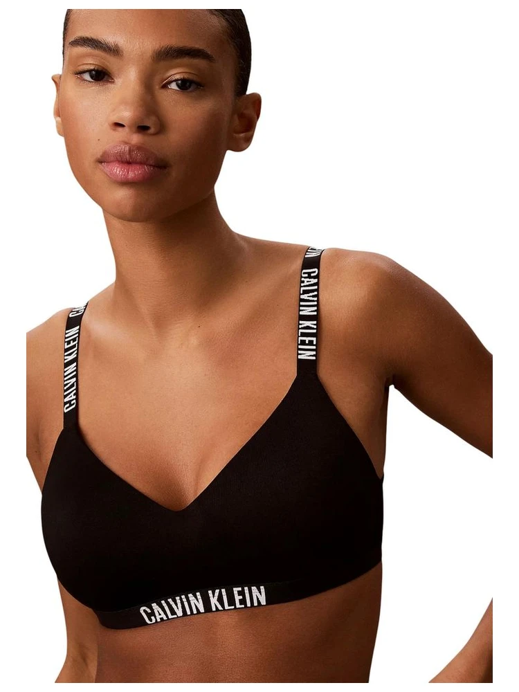 Black Polyester Bra