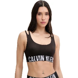 Black Recycled Polyester Bra