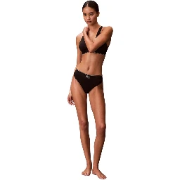 Black Recycled Polyester Pantie