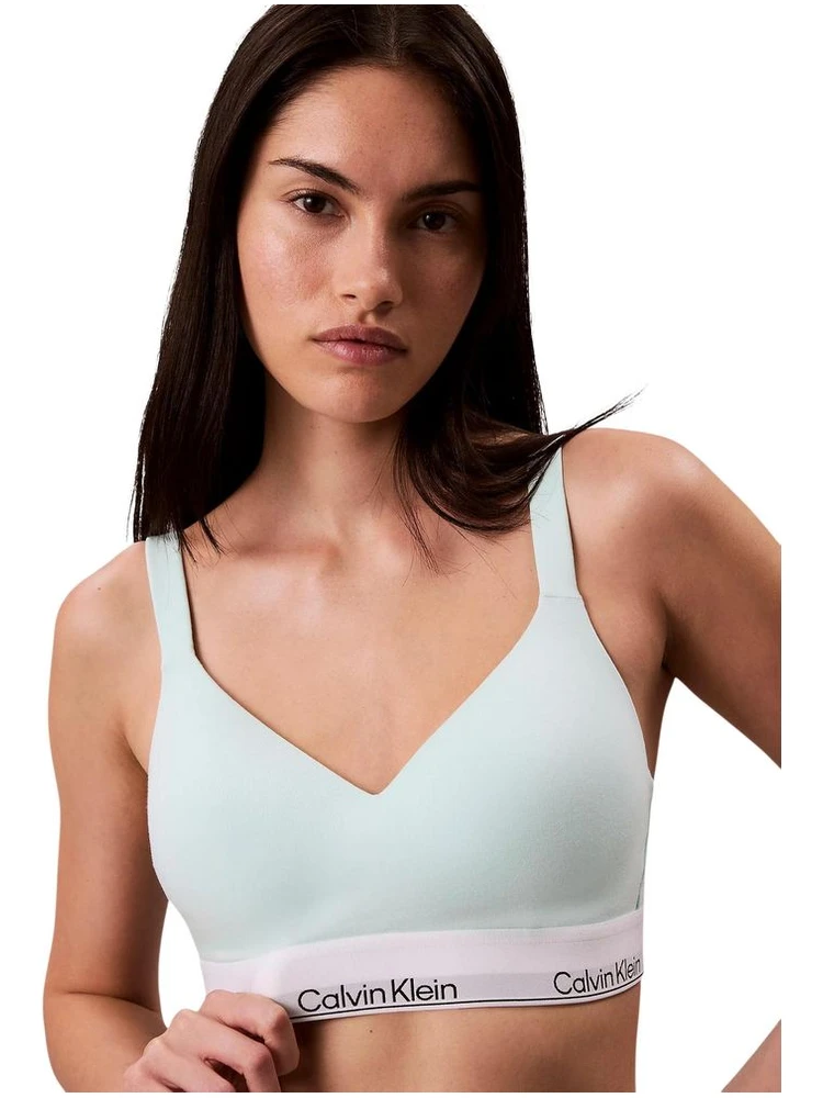 Green Cotton Bra