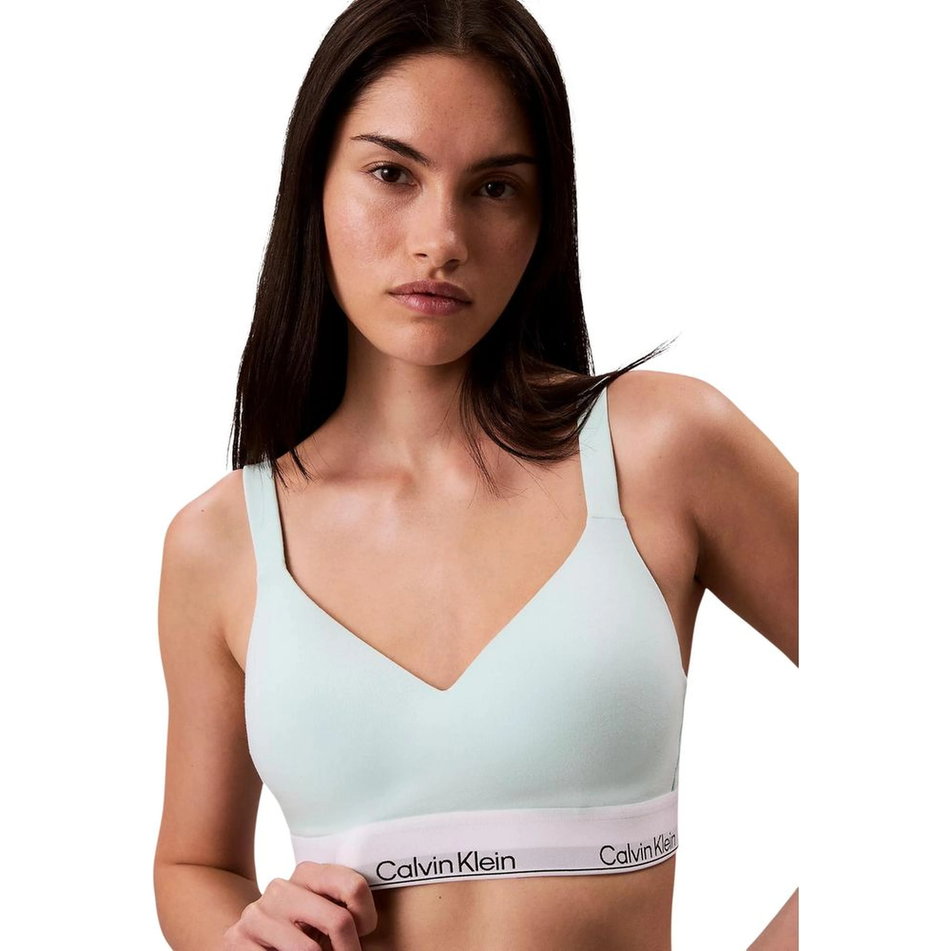 Green Cotton Bra