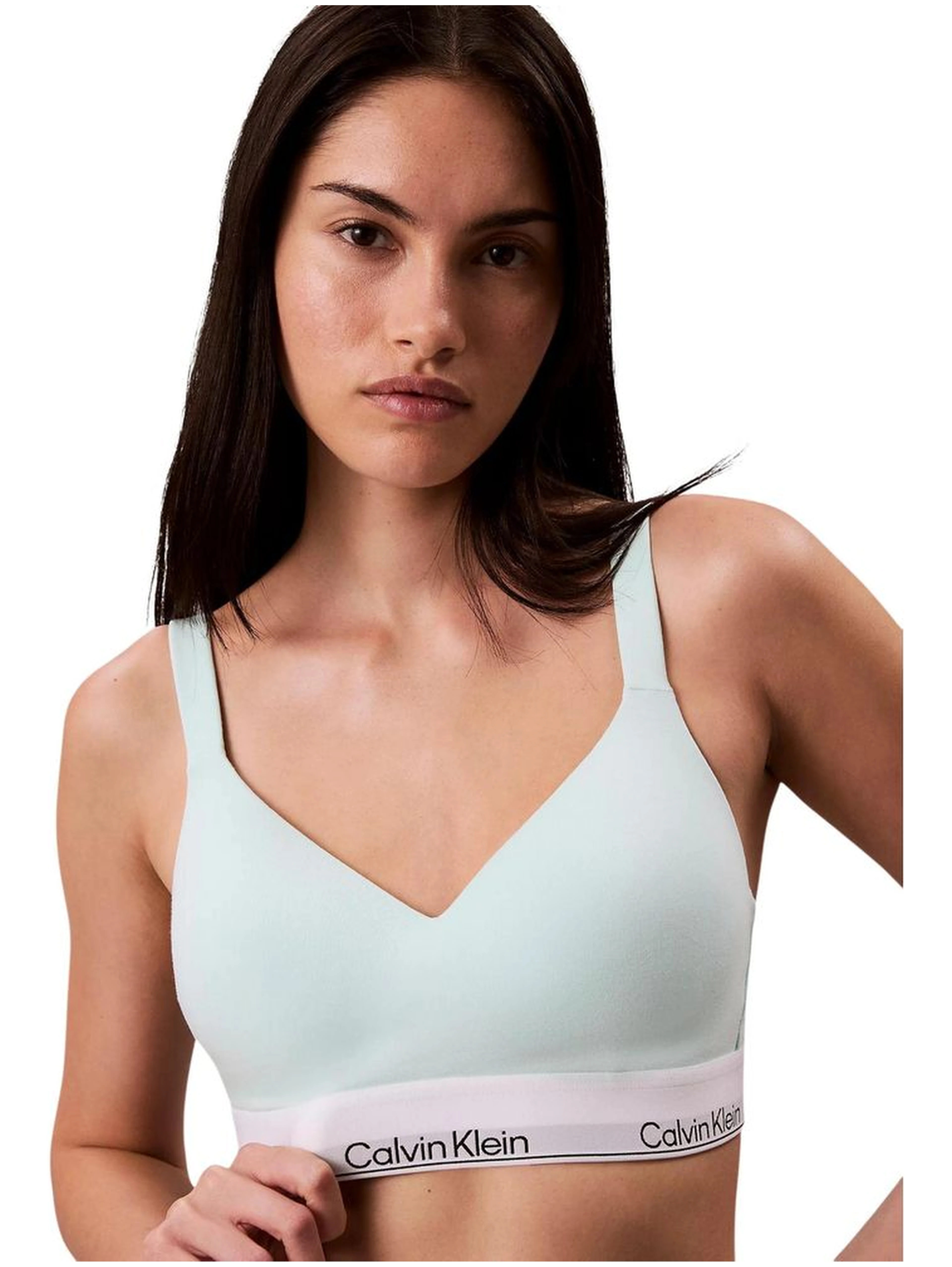 Green Cotton Bra