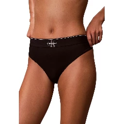 Black Recycled Polyester Pantie