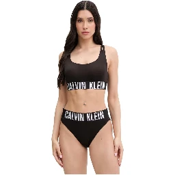 Black Recycled Polyester Bra
