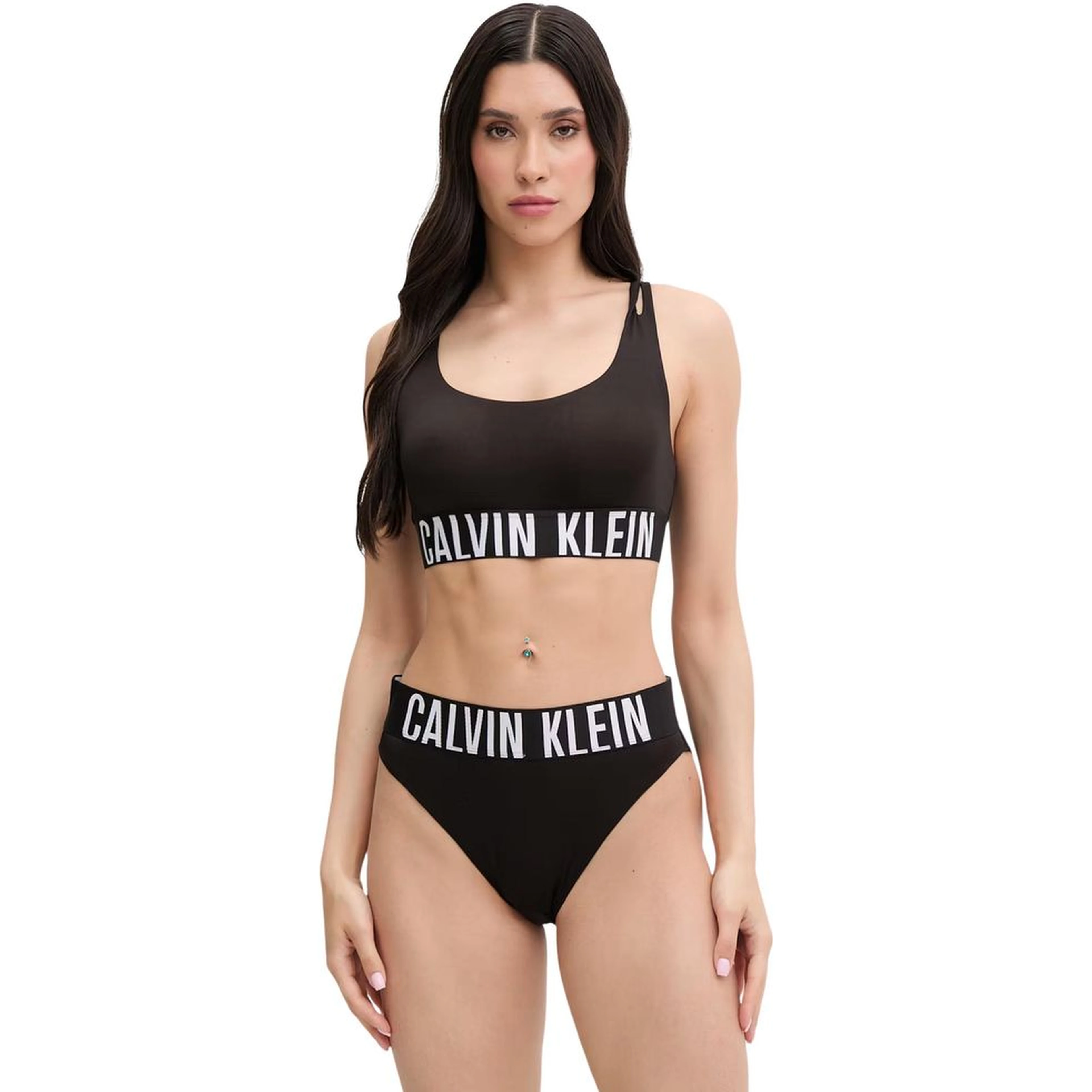 Black Recycled Polyester Bra
