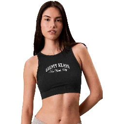 Black Cotton Bra