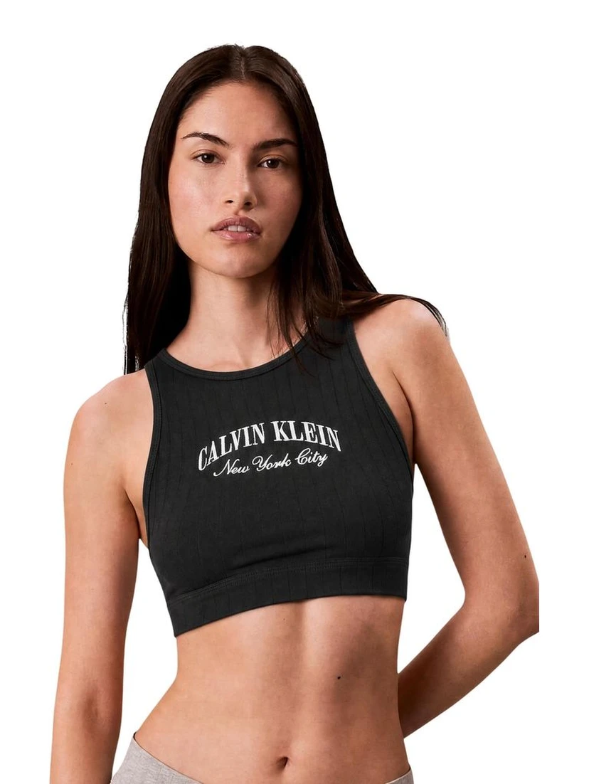 Black Cotton Bra