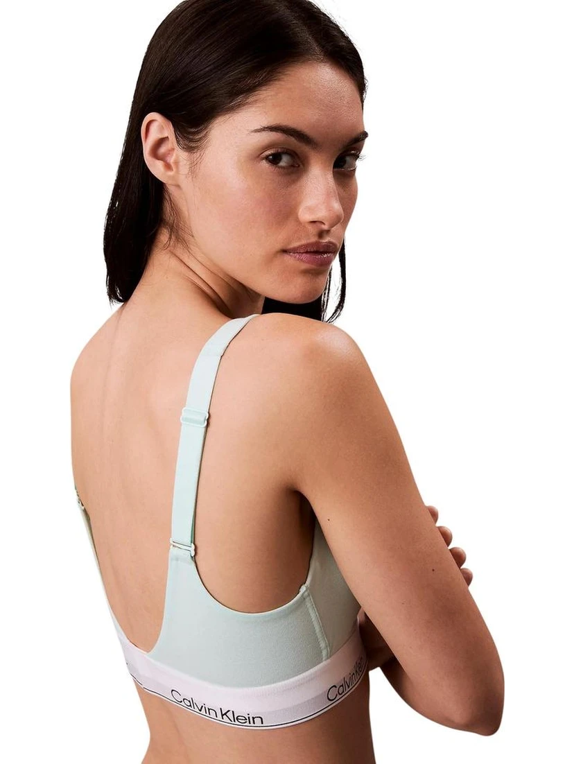 Green Cotton Bra