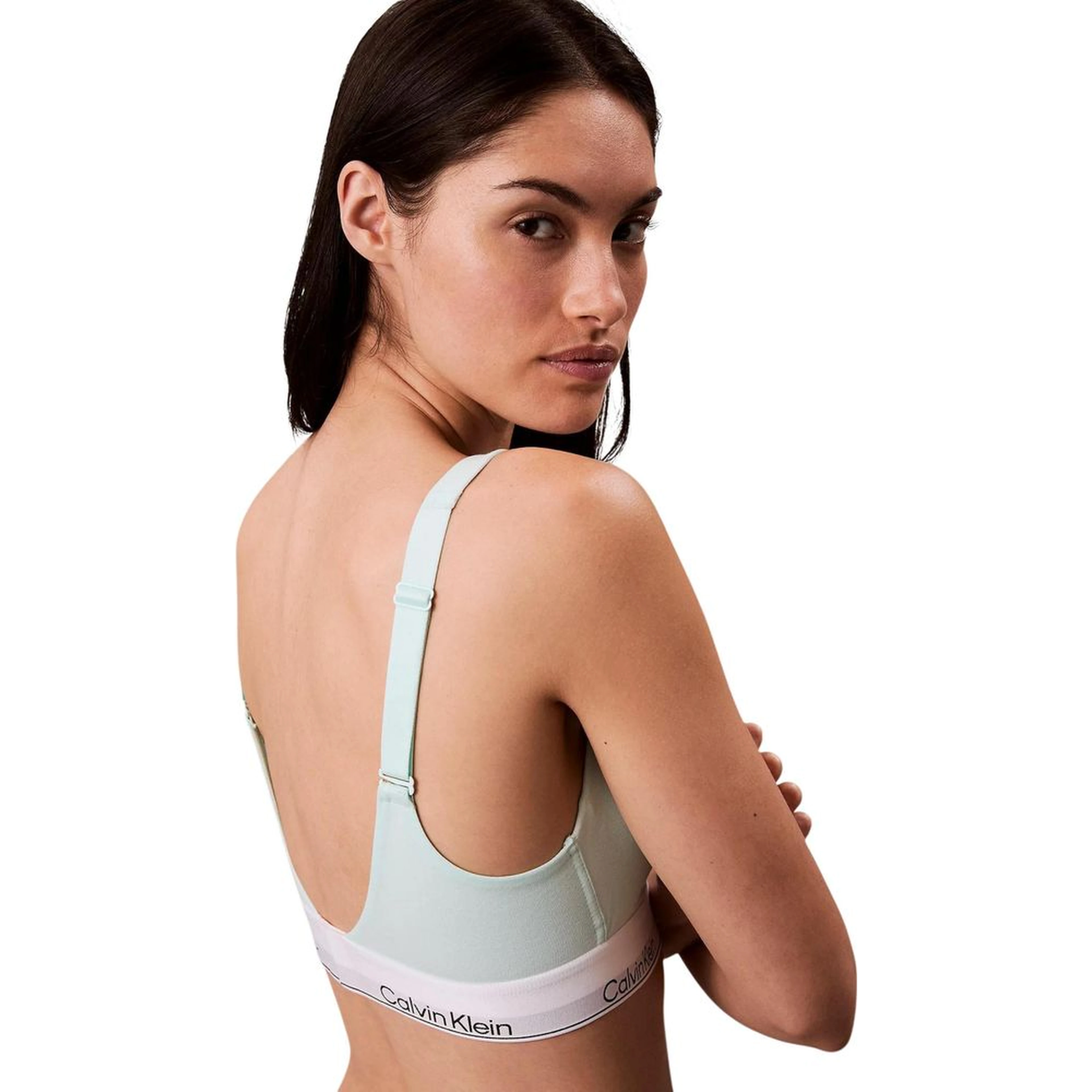 Green Cotton Bra