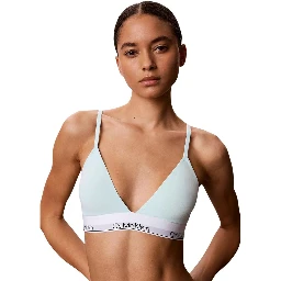 Green Cotton Bra